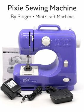 Pixie Sewing Machine by Singer Purple Mini Craft Machine
